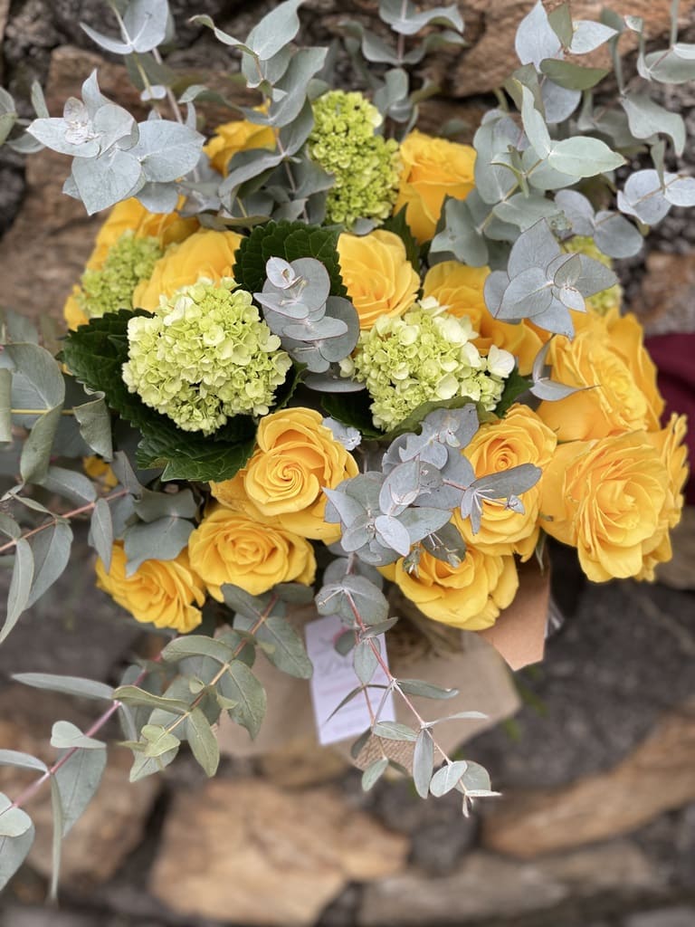 Bouquet tamanho M amarelo